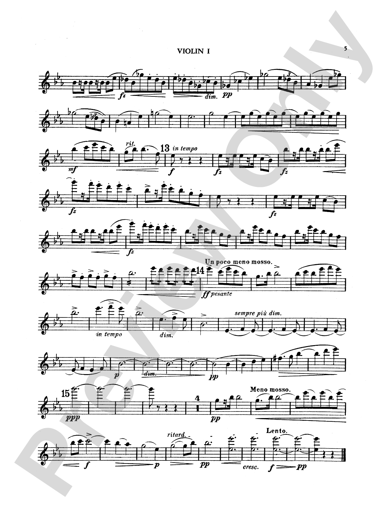 String Quintet in E-Flat Major, Op. 97: String Quintet Book