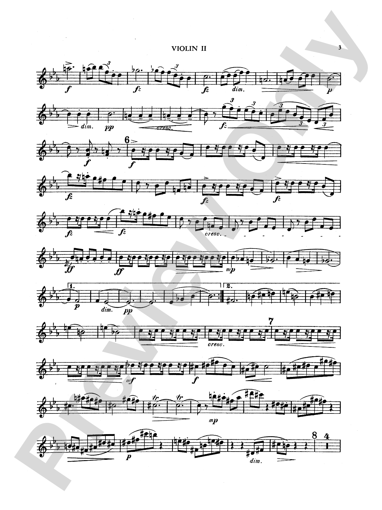 String Quintet in E-Flat Major, Op. 97: 2nd Violin