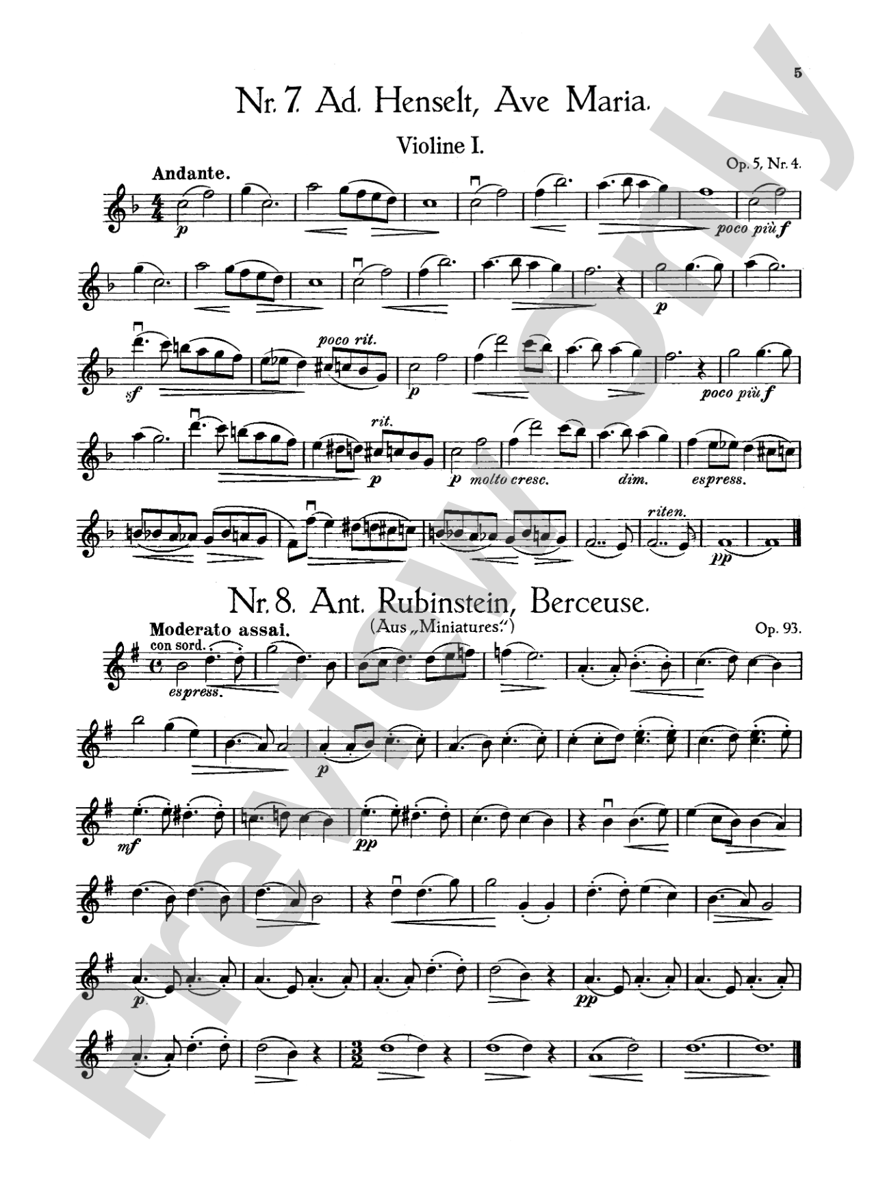 Album of Easy String Quartets, Volume III (Pieces by Bach, Haydn, Mozart, Beethoven, Schumann, Mendelssohn, and others): String Quartet Book