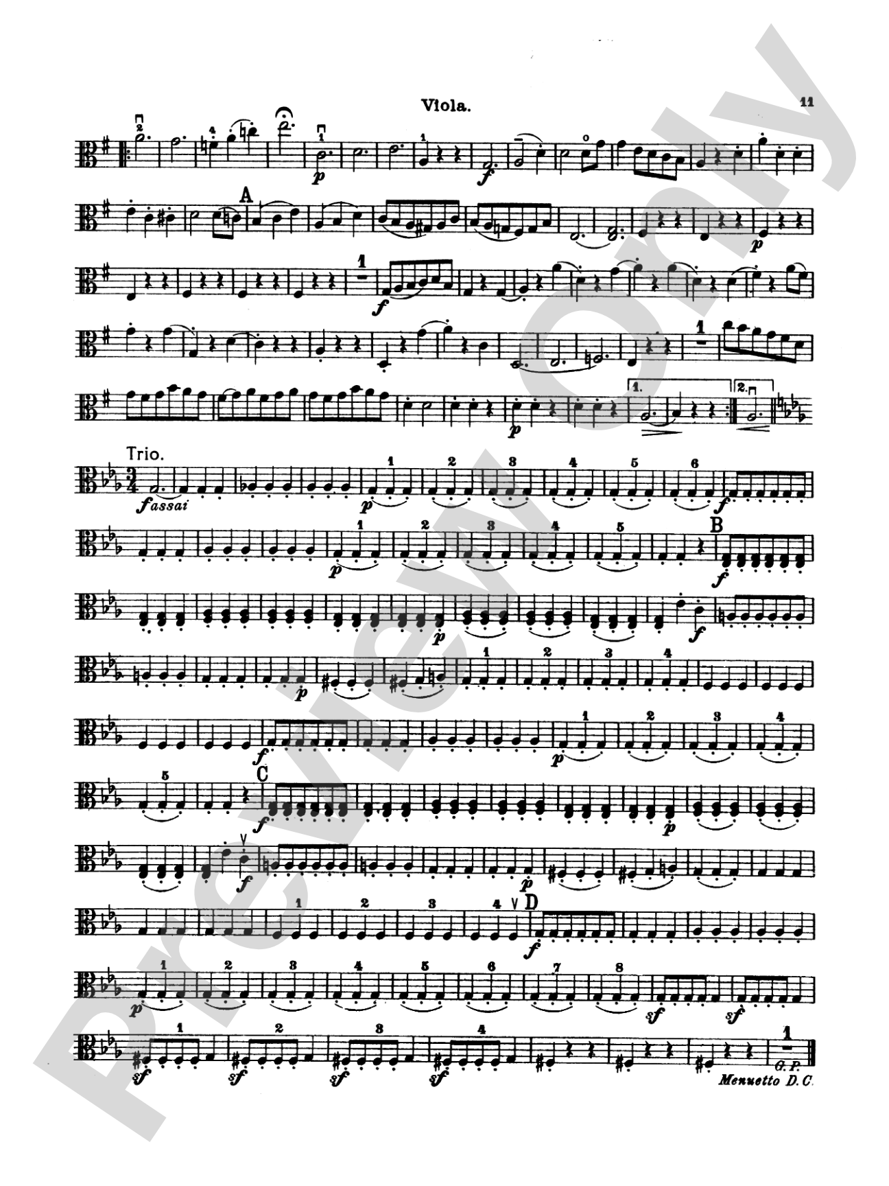 Thirty Celebrated String Quartets, Volume I - Op. 9, No. 2; Op. 17, No. 5; Op. 50, No. 6; Op. 54, Nos. 1, 2, 3; Op. 64, Nos. 2, 3, 4; Op. 74, Nos. 1, 2, 3; Op. 77, Nos. 1, 2: Viola