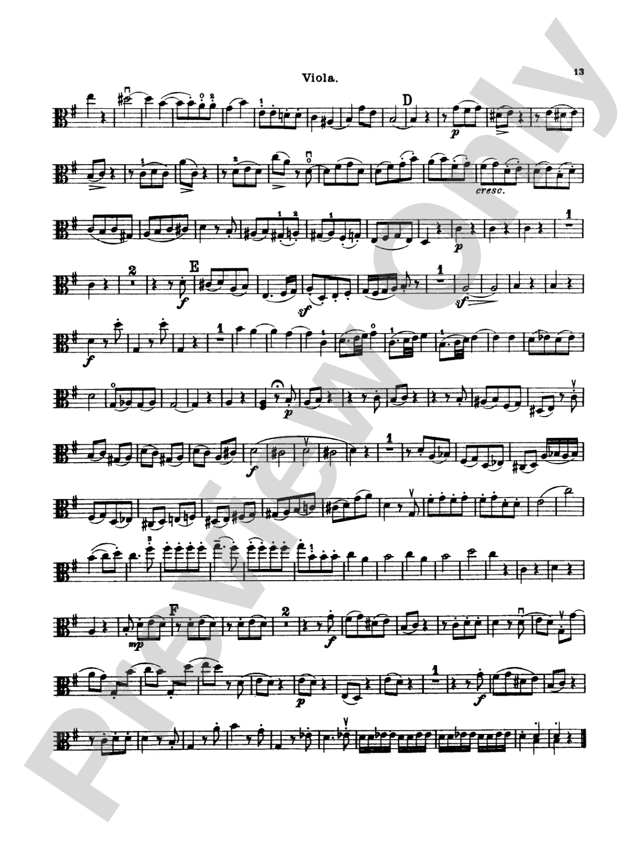 Thirty Celebrated String Quartets, Volume I - Op. 9, No. 2; Op. 17, No. 5; Op. 50, No. 6; Op. 54, Nos. 1, 2, 3; Op. 64, Nos. 2, 3, 4; Op. 74, Nos. 1, 2, 3; Op. 77, Nos. 1, 2: Viola