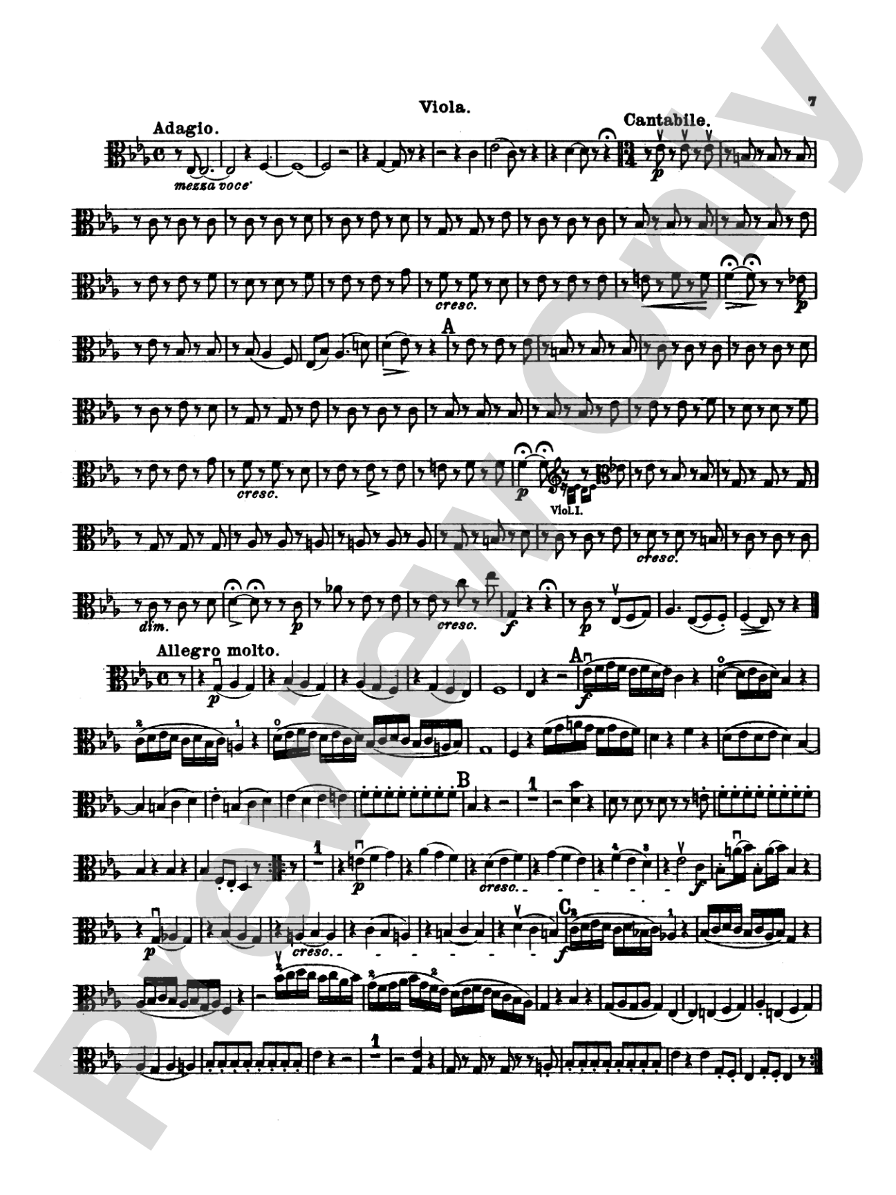Thirty Celebrated String Quartets, Volume I - Op. 9, No. 2; Op. 17, No. 5; Op. 50, No. 6; Op. 54, Nos. 1, 2, 3; Op. 64, Nos. 2, 3, 4; Op. 74, Nos. 1, 2, 3; Op. 77, Nos. 1, 2: Viola