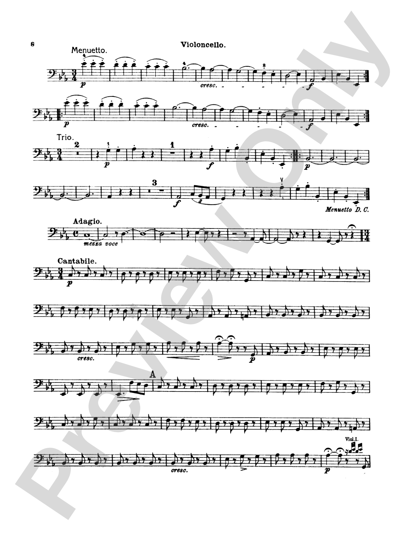 Thirty Celebrated String Quartets, Volume I - Op. 9, No. 2; Op. 17, No. 5; Op. 50, No. 6; Op. 54, Nos. 1, 2, 3; Op. 64, Nos. 2, 3, 4; Op. 74, Nos. 1, 2, 3; Op. 77, Nos. 1, 2: Cello