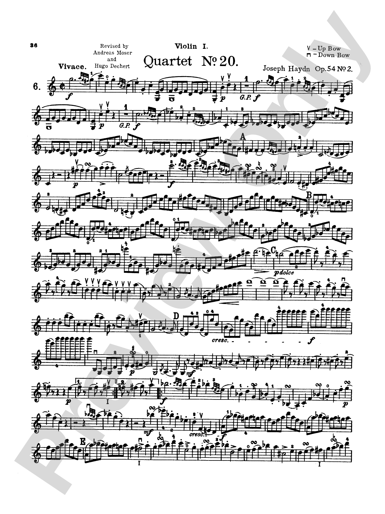 Thirty Celebrated String Quartets, Volume I - Op. 9, No. 2; Op. 17, No. 5; Op. 50, No. 6; Op. 54, Nos. 1, 2, 3; Op. 64, Nos. 2, 3, 4; Op. 74, Nos. 1, 2, 3; Op. 77, Nos. 1, 2: String Quartet Book