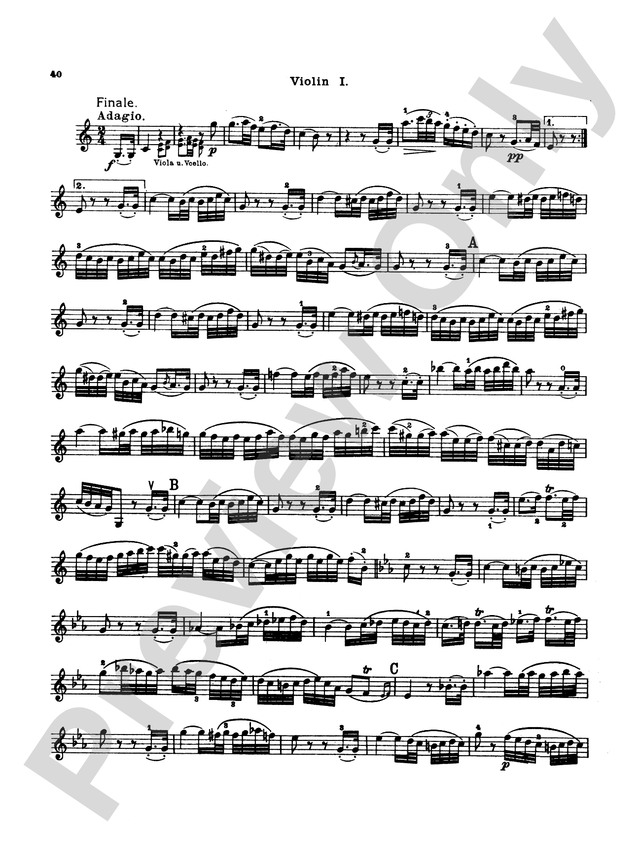 Thirty Celebrated String Quartets, Volume I - Op. 9, No. 2; Op. 17, No. 5; Op. 50, No. 6; Op. 54, Nos. 1, 2, 3; Op. 64, Nos. 2, 3, 4; Op. 74, Nos. 1, 2, 3; Op. 77, Nos. 1, 2: String Quartet Book