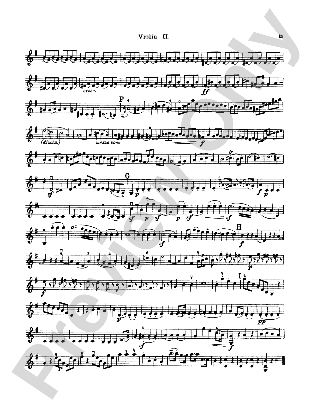 Thirty Celebrated String Quartets, Volume I - Op. 9, No. 2; Op. 17, No. 5; Op. 50, No. 6; Op. 54, Nos. 1, 2, 3; Op. 64, Nos. 2, 3, 4; Op. 74, Nos. 1, 2, 3; Op. 77, Nos. 1, 2: 2nd Violin