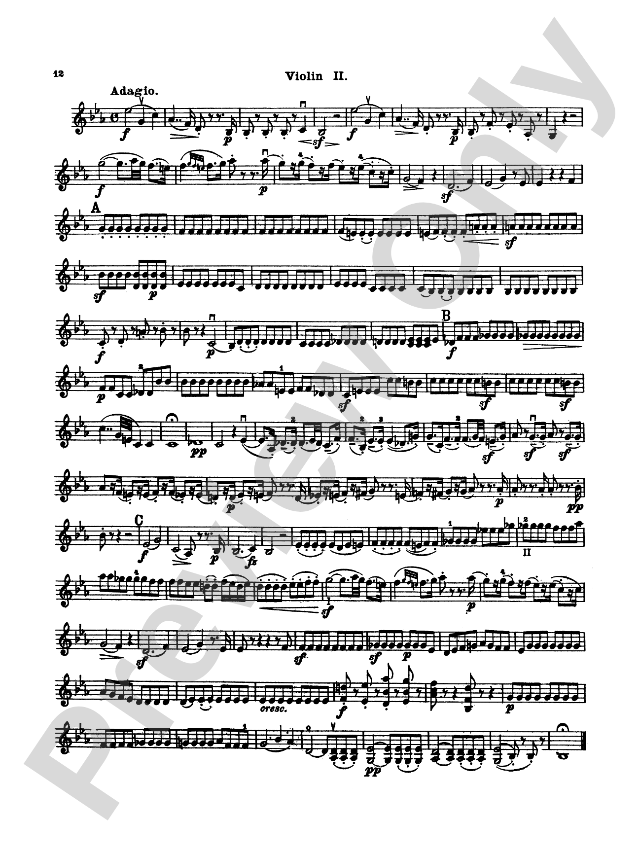 Thirty Celebrated String Quartets, Volume I - Op. 9, No. 2; Op. 17, No. 5; Op. 50, No. 6; Op. 54, Nos. 1, 2, 3; Op. 64, Nos. 2, 3, 4; Op. 74, Nos. 1, 2, 3; Op. 77, Nos. 1, 2: 2nd Violin