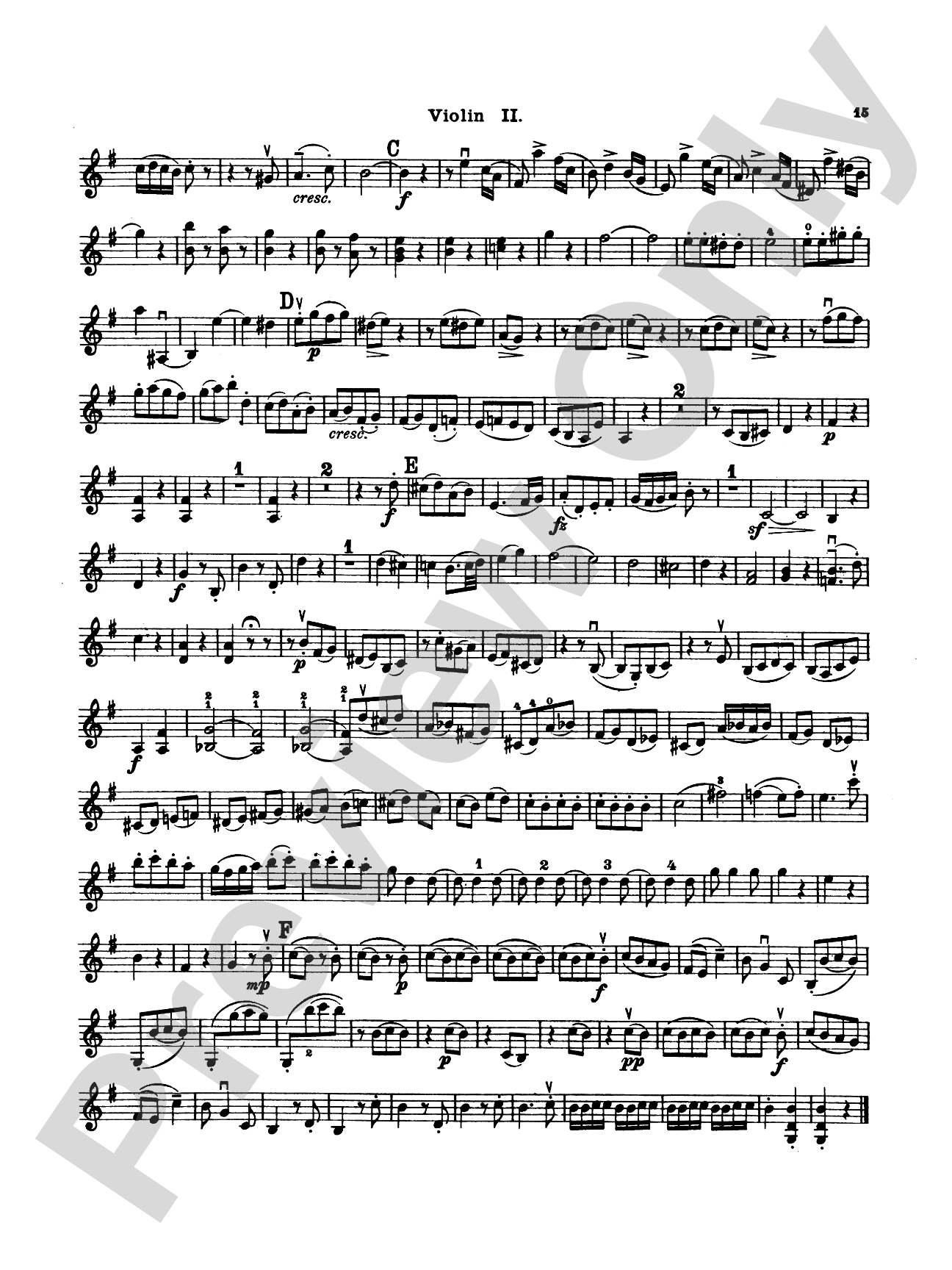 Thirty Celebrated String Quartets, Volume I - Op. 9, No. 2; Op. 17, No. 5; Op. 50, No. 6; Op. 54, Nos. 1, 2, 3; Op. 64, Nos. 2, 3, 4; Op. 74, Nos. 1, 2, 3; Op. 77, Nos. 1, 2: 2nd Violin