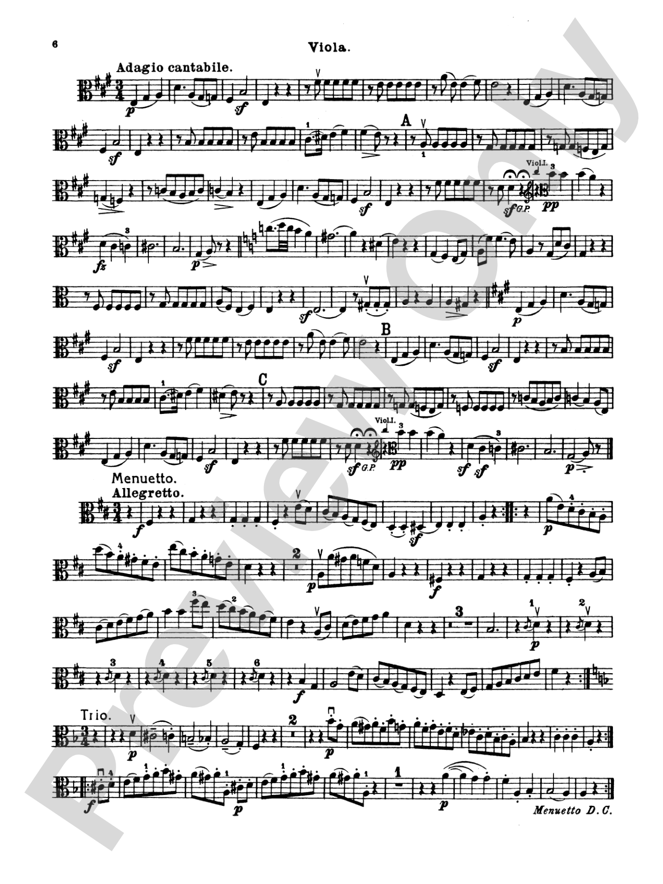 Thirty Celebrated String Quartets, Volume II - Op. 3, Nos. 3, 5; Op. 20, Nos. 4, 5, 6; Op. 33, Nos. 2, 3, 6; Op. 64, Nos. 5, 6; Op. 76, Nos. 1, 2, 3, 4, 5, 6: Viola