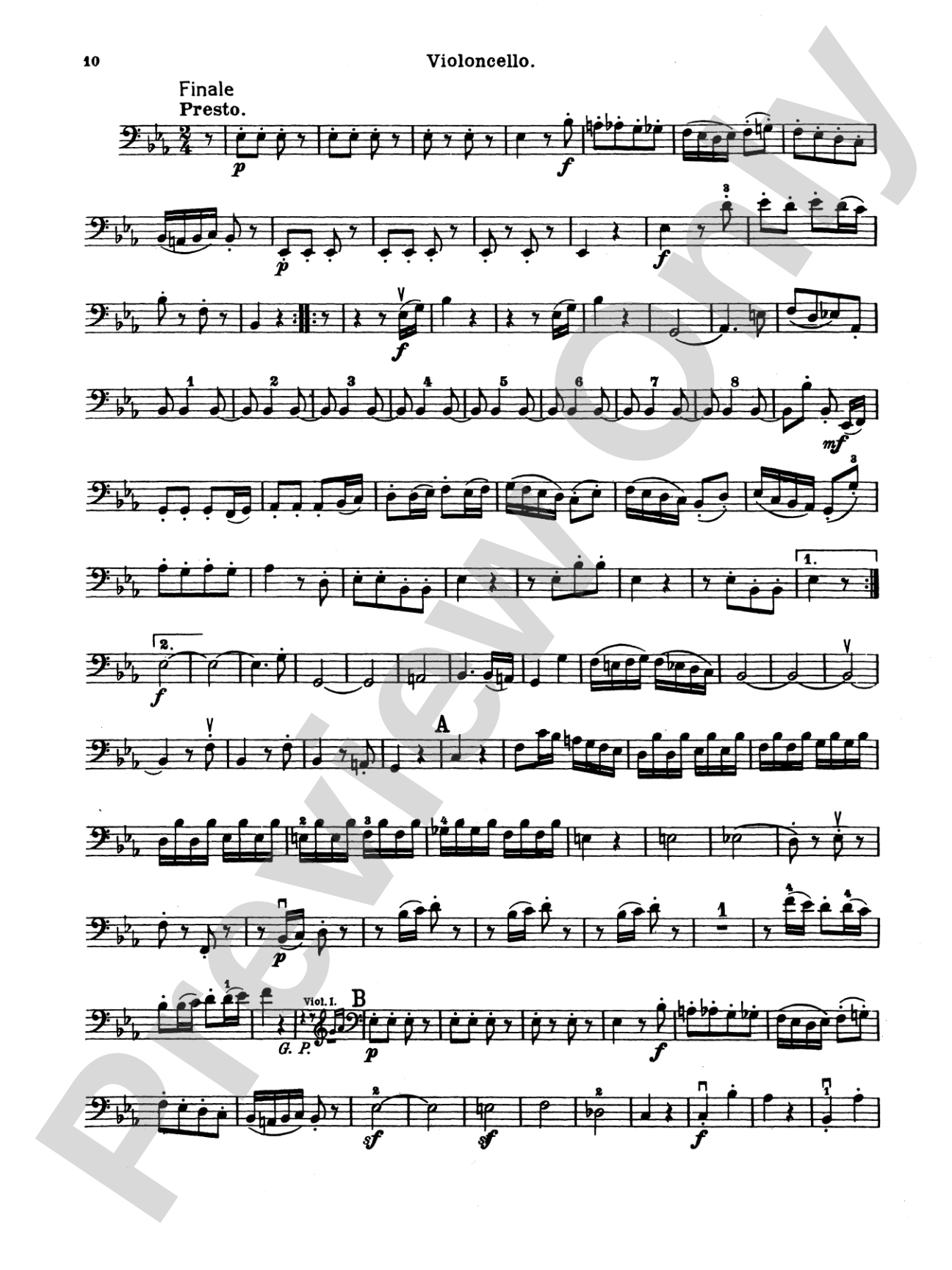 Thirty Celebrated String Quartets, Volume II - Op. 3, Nos. 3, 5; Op. 20, Nos. 4, 5, 6; Op. 33, Nos. 2, 3, 6; Op. 64, Nos. 5, 6; Op. 76, Nos. 1, 2, 3, 4, 5, 6: Cello