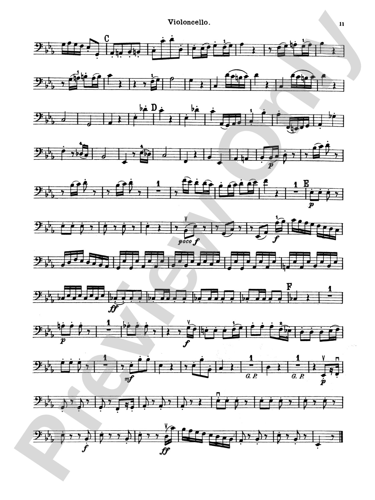 Thirty Celebrated String Quartets, Volume II - Op. 3, Nos. 3, 5; Op. 20, Nos. 4, 5, 6; Op. 33, Nos. 2, 3, 6; Op. 64, Nos. 5, 6; Op. 76, Nos. 1, 2, 3, 4, 5, 6: Cello