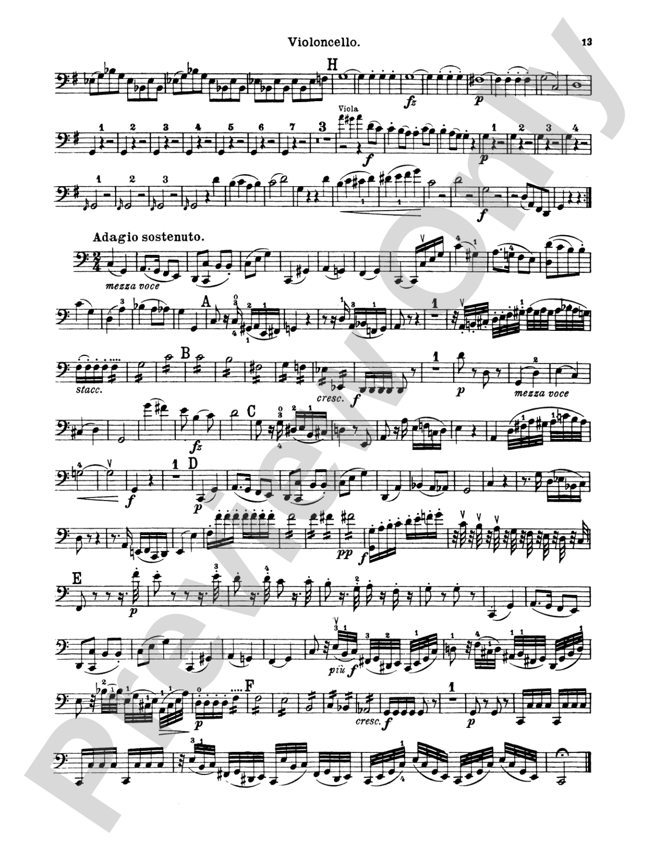 Thirty Celebrated String Quartets, Volume II - Op. 3, Nos. 3, 5; Op. 20, Nos. 4, 5, 6; Op. 33, Nos. 2, 3, 6; Op. 64, Nos. 5, 6; Op. 76, Nos. 1, 2, 3, 4, 5, 6: Cello