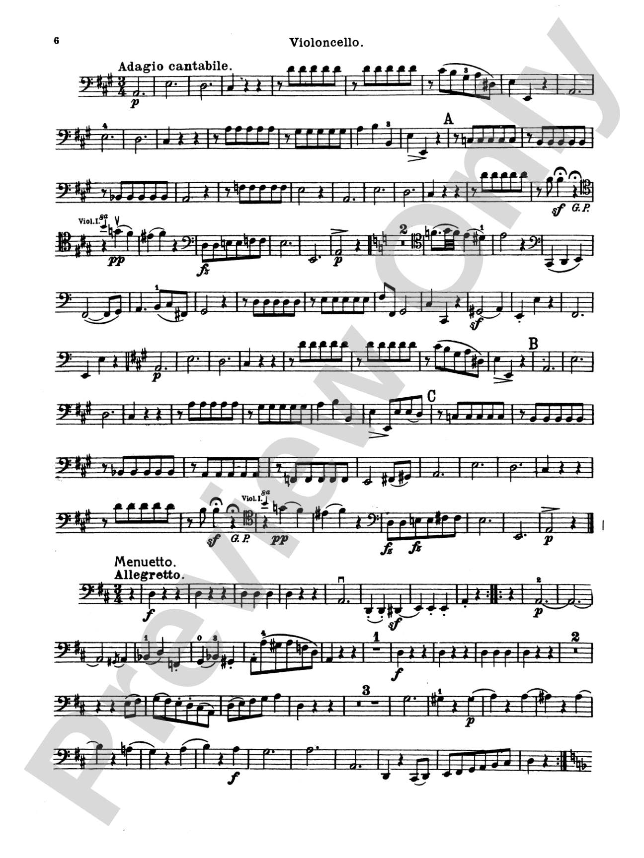 Thirty Celebrated String Quartets, Volume II - Op. 3, Nos. 3, 5; Op. 20, Nos. 4, 5, 6; Op. 33, Nos. 2, 3, 6; Op. 64, Nos. 5, 6; Op. 76, Nos. 1, 2, 3, 4, 5, 6: Cello
