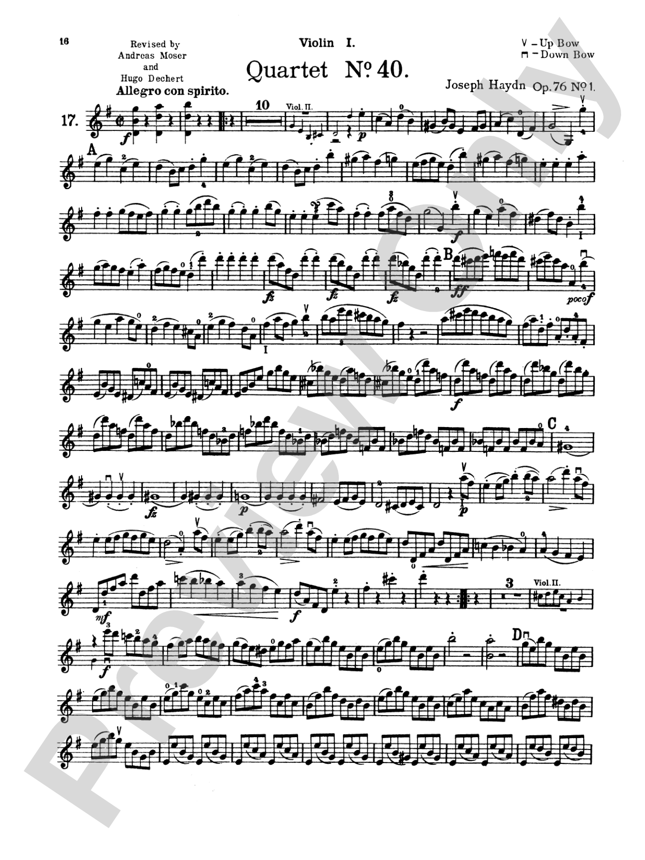 Thirty Celebrated String Quartets, Volume II - Op. 3, Nos. 3, 5; Op. 20, Nos. 4, 5, 6; Op. 33, Nos. 2, 3, 6; Op. 64, Nos. 5, 6; Op. 76, Nos. 1, 2, 3, 4, 5, 6: String Quartet Book