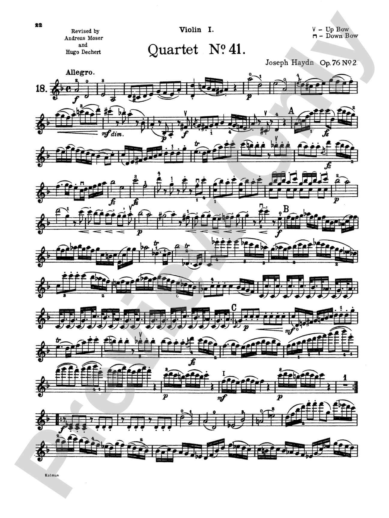 Thirty Celebrated String Quartets, Volume II - Op. 3, Nos. 3, 5; Op. 20, Nos. 4, 5, 6; Op. 33, Nos. 2, 3, 6; Op. 64, Nos. 5, 6; Op. 76, Nos. 1, 2, 3, 4, 5, 6: String Quartet Book