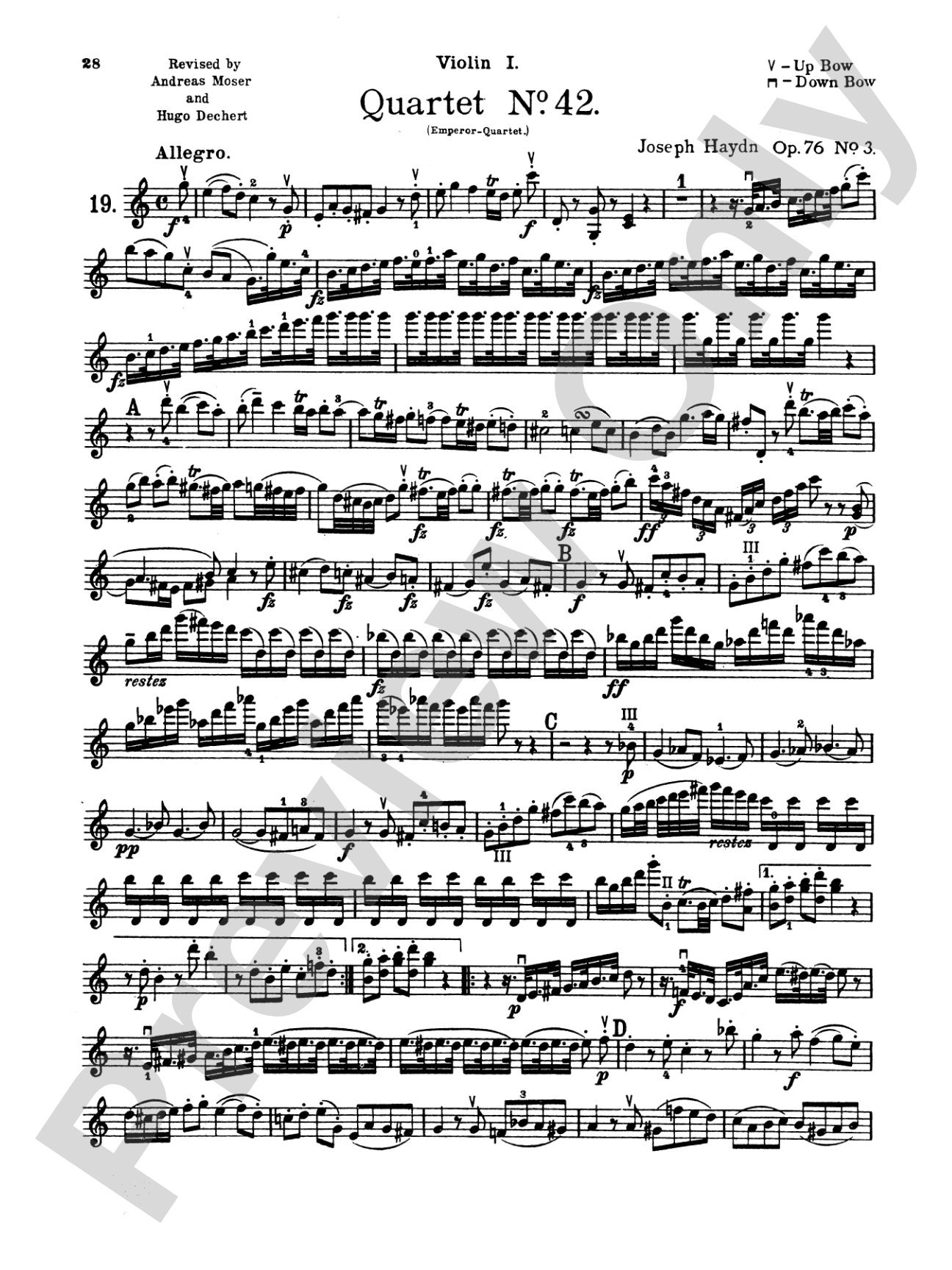 Thirty Celebrated String Quartets, Volume II - Op. 3, Nos. 3, 5; Op. 20, Nos. 4, 5, 6; Op. 33, Nos. 2, 3, 6; Op. 64, Nos. 5, 6; Op. 76, Nos. 1, 2, 3, 4, 5, 6: String Quartet Book