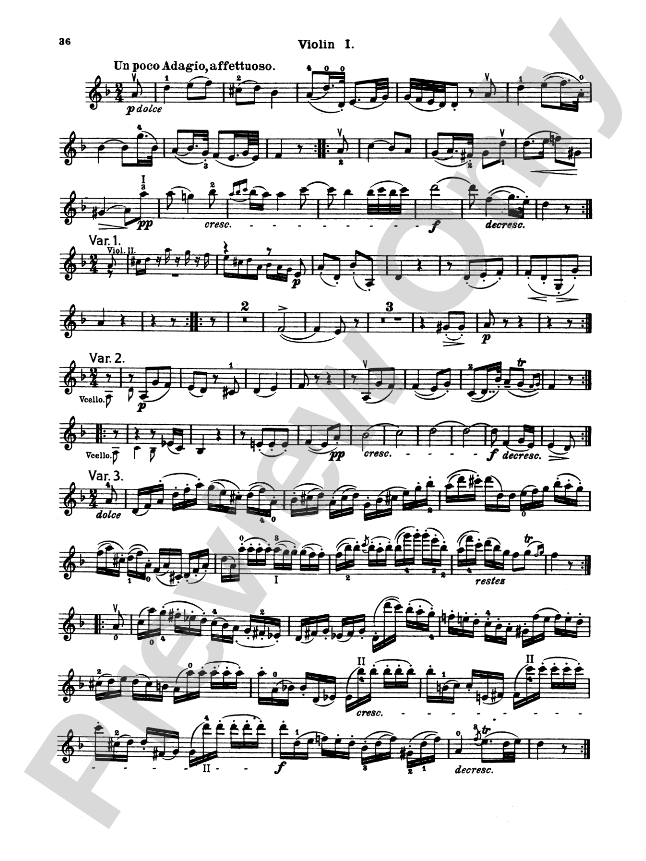 Thirty Celebrated String Quartets, Volume II - Op. 3, Nos. 3, 5; Op. 20, Nos. 4, 5, 6; Op. 33, Nos. 2, 3, 6; Op. 64, Nos. 5, 6; Op. 76, Nos. 1, 2, 3, 4, 5, 6: String Quartet Book