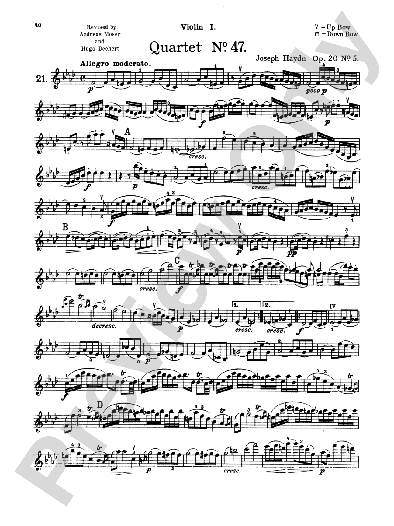 Thirty Celebrated String Quartets, Volume II - Op. 3, Nos. 3, 5; Op. 20, Nos. 4, 5, 6; Op. 33, Nos. 2, 3, 6; Op. 64, Nos. 5, 6; Op. 76, Nos. 1, 2, 3, 4, 5, 6: String Quartet Book