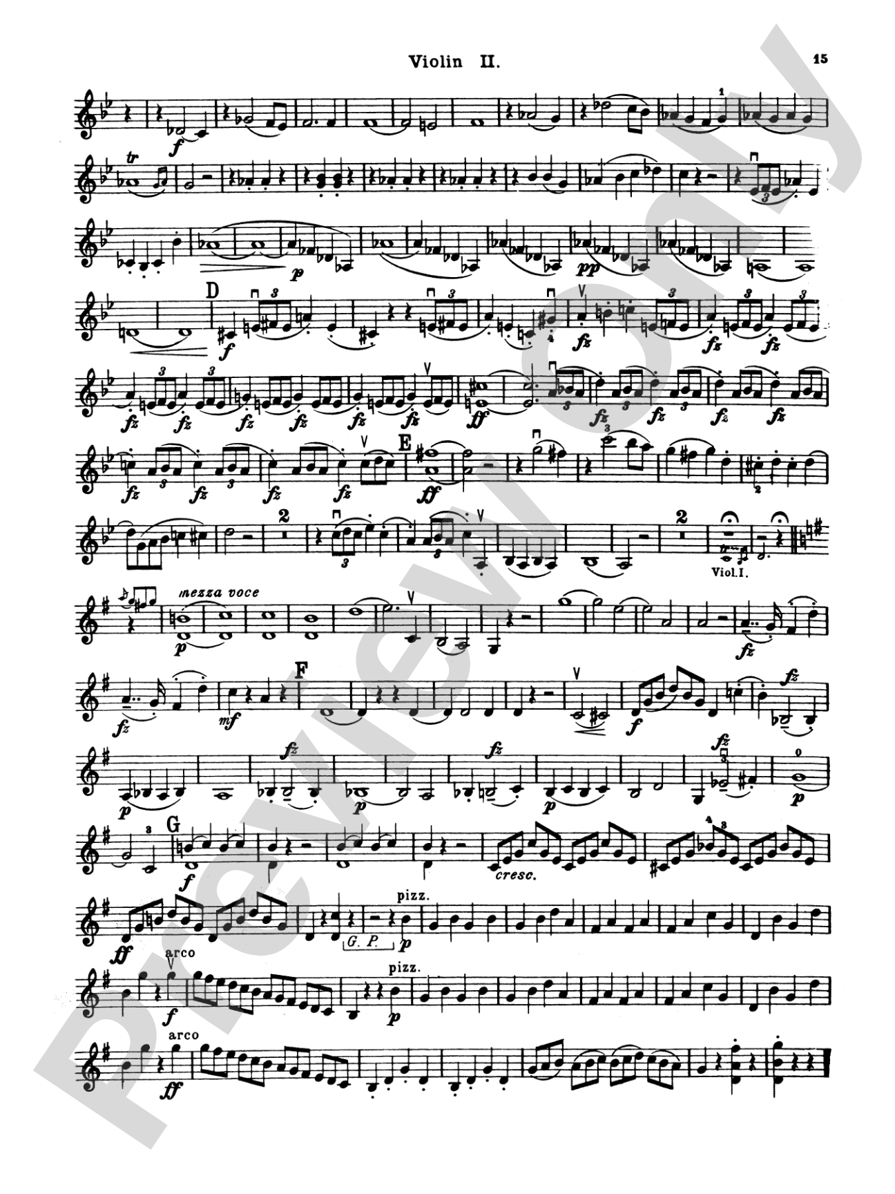 Thirty Celebrated String Quartets, Volume II - Op. 3, Nos. 3, 5; Op. 20, Nos. 4, 5, 6; Op. 33, Nos. 2, 3, 6; Op. 64, Nos. 5, 6; Op. 76, Nos. 1, 2, 3, 4, 5, 6: 2nd Violin