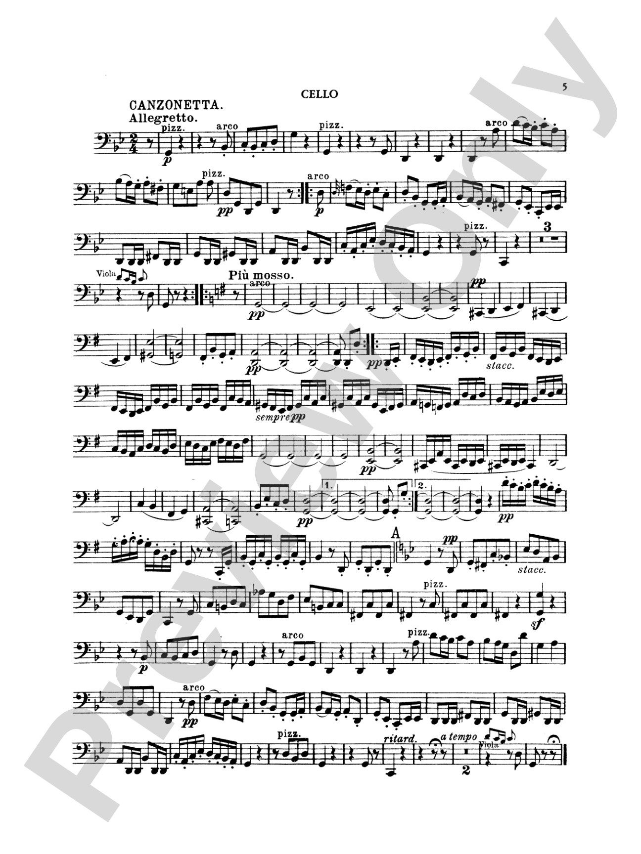 String Quartets, Op. 12; Op. 44, Nos. 1, 2 & 3: Cello