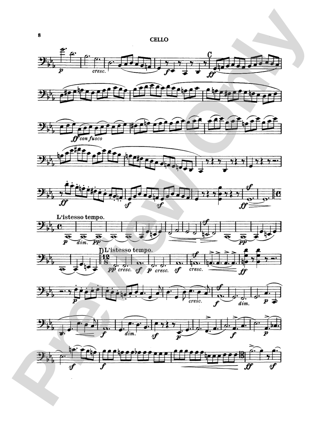 String Quartets, Op. 12; Op. 44, Nos. 1, 2 & 3: Cello