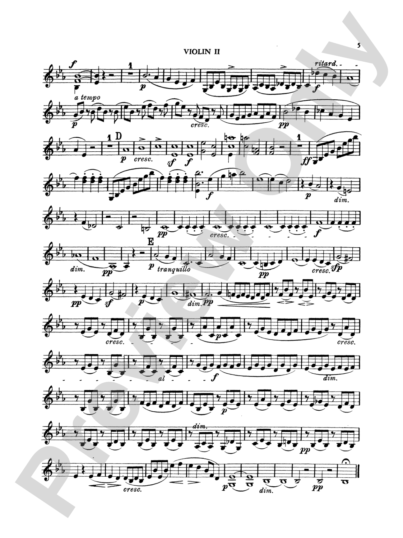 String Quartets, Op. 12; Op. 44, Nos. 1, 2 & 3: 2nd Violin