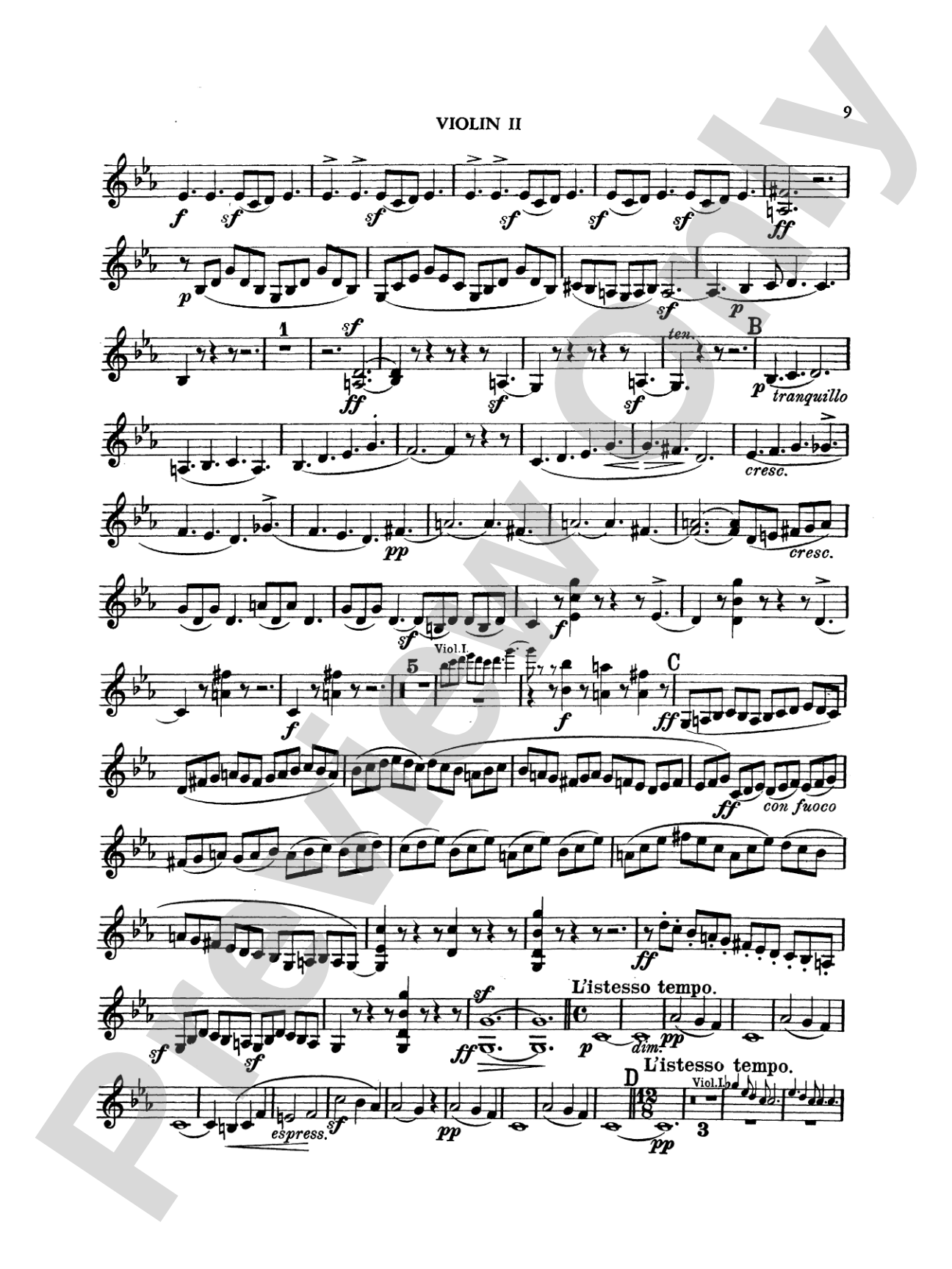 String Quartets, Op. 12; Op. 44, Nos. 1, 2 & 3: 2nd Violin