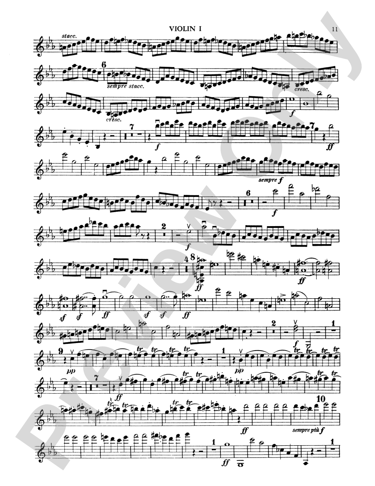 String Octet in E-Flat Major, Op. 20: String Octet Book
