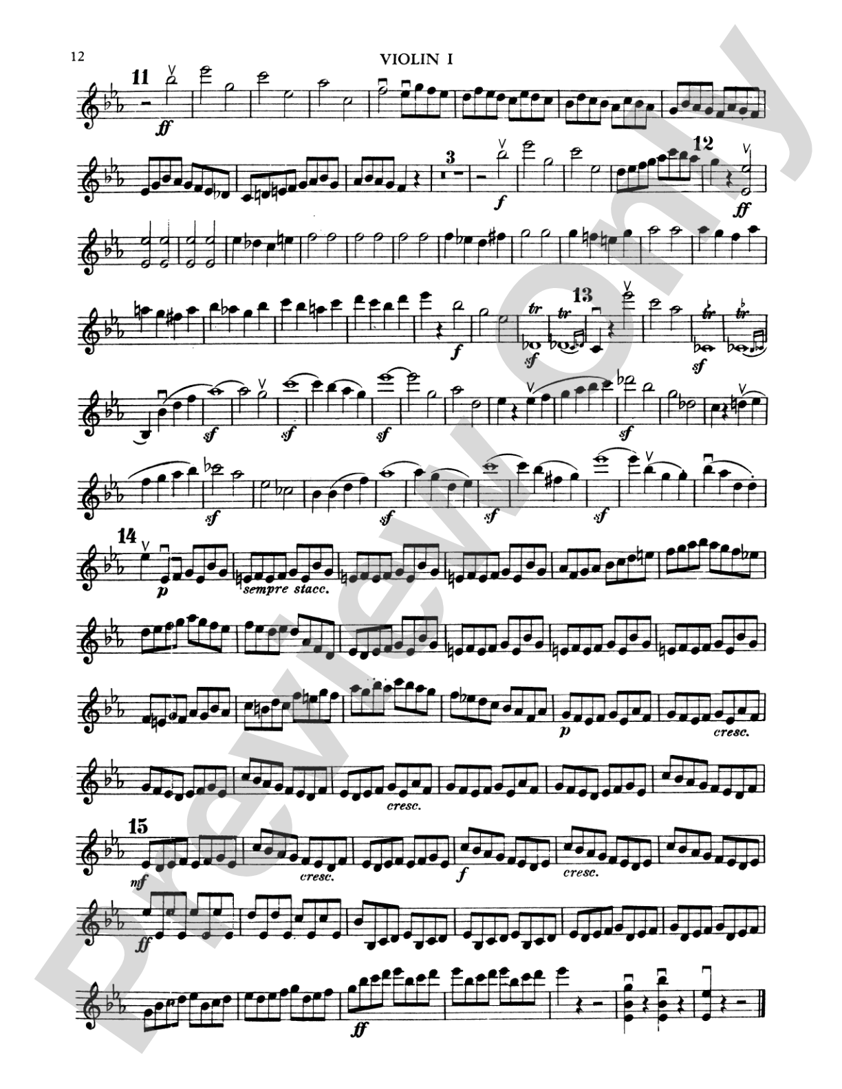 String Octet in E-Flat Major, Op. 20: String Octet Book