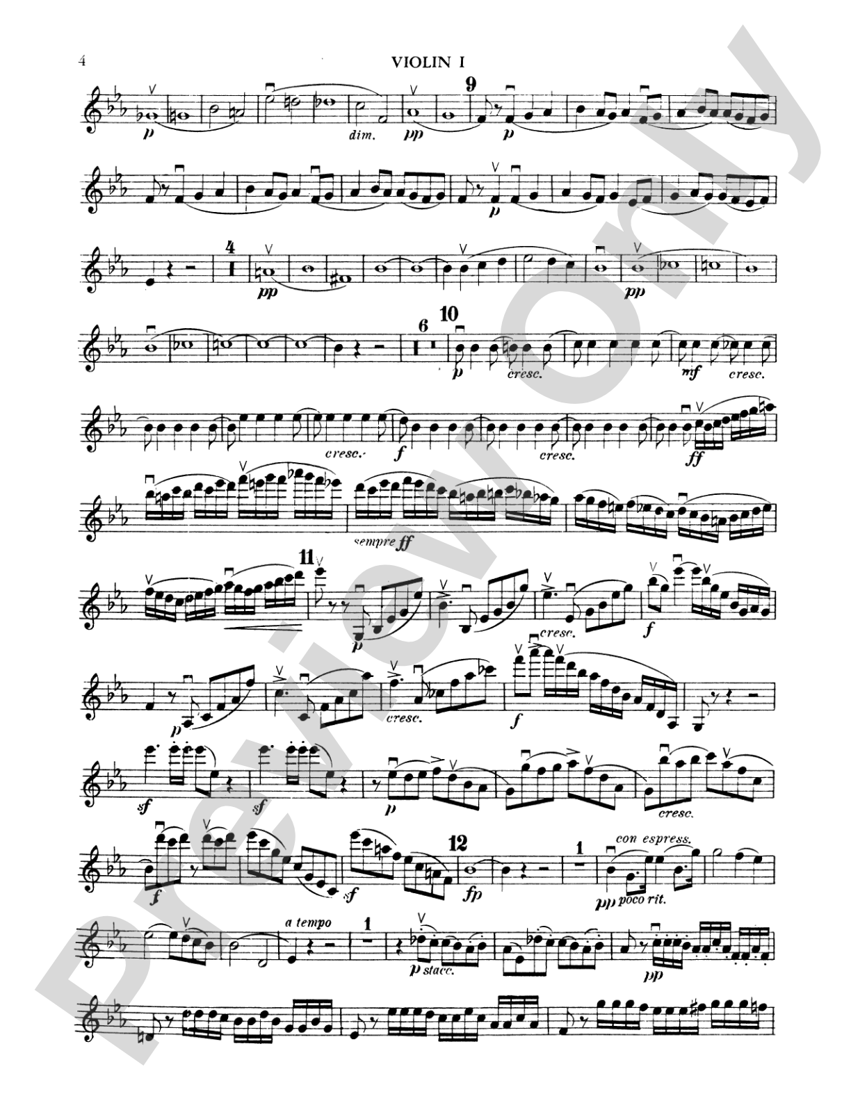 String Octet in E-Flat Major, Op. 20: String Octet Book