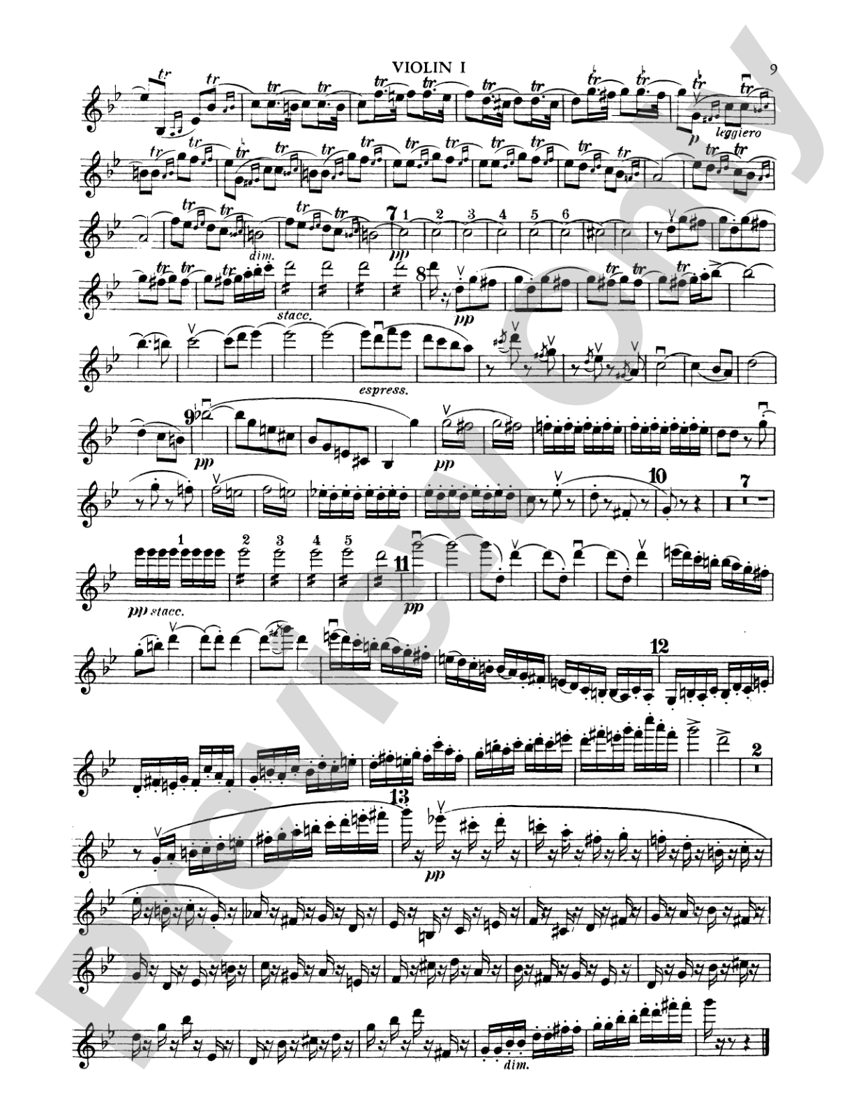 String Octet in E-Flat Major, Op. 20: String Octet Book