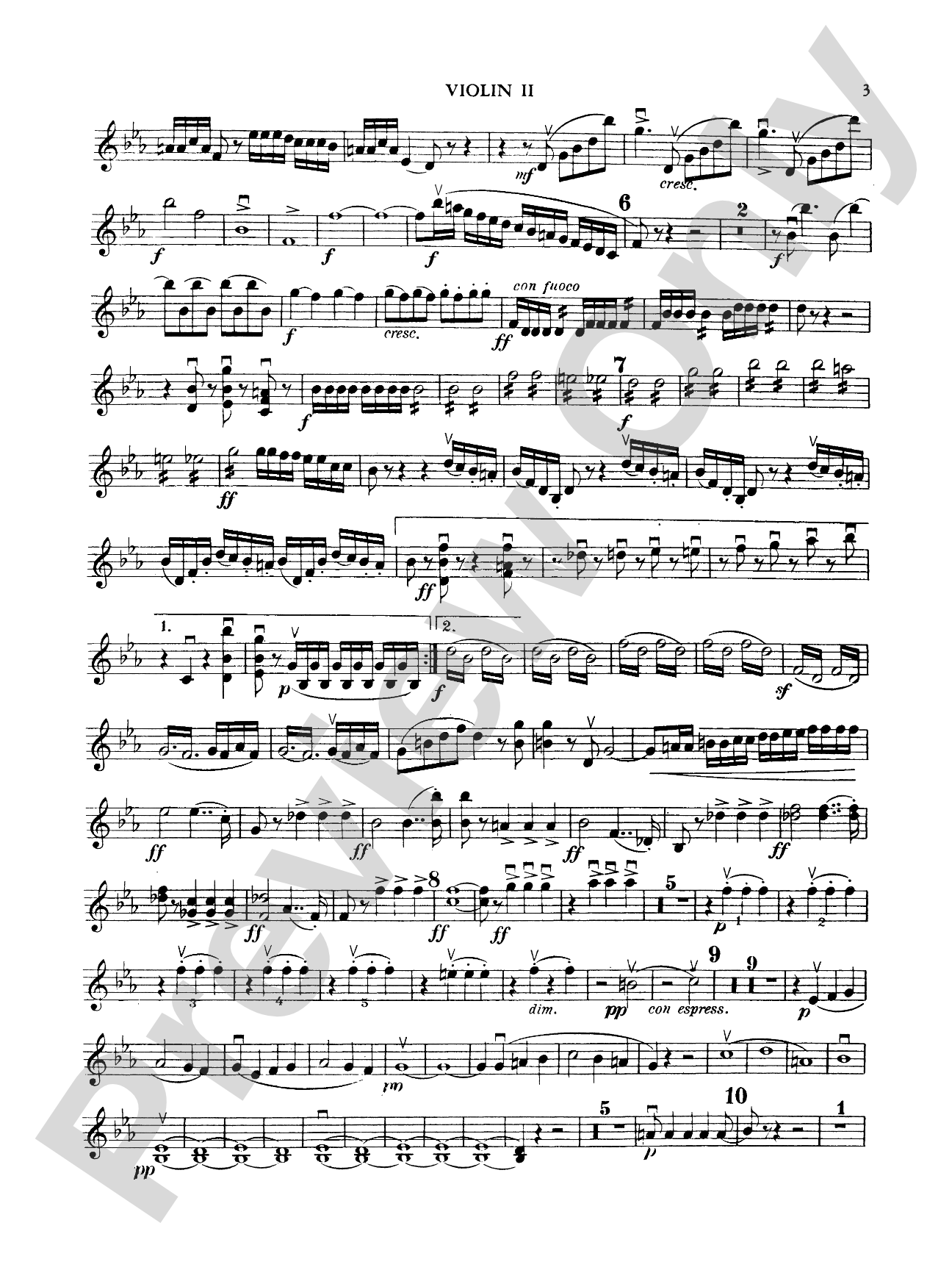 String Octet in E-Flat Major, Op. 20: 2nd Violin