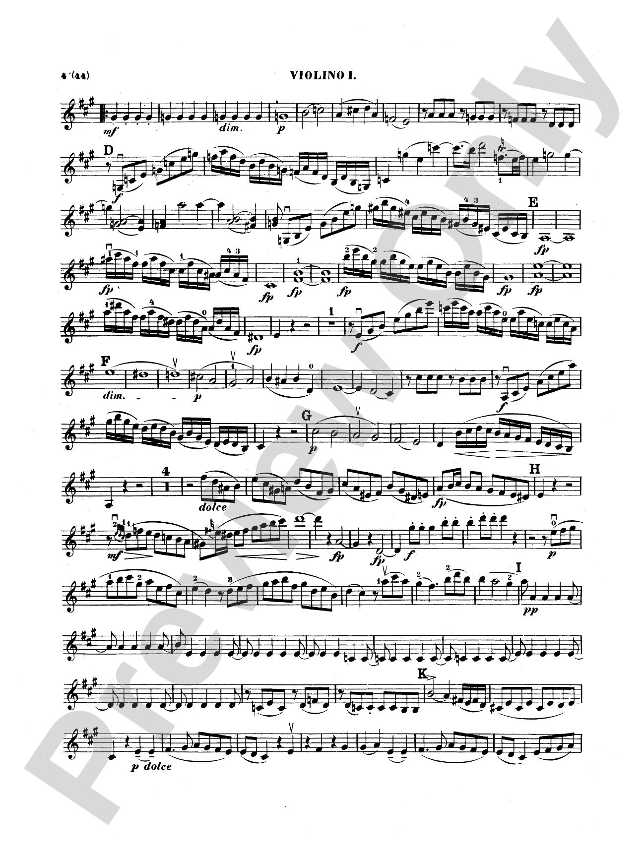 Quintet, K. 581: Chamber Quintet Score & Parts