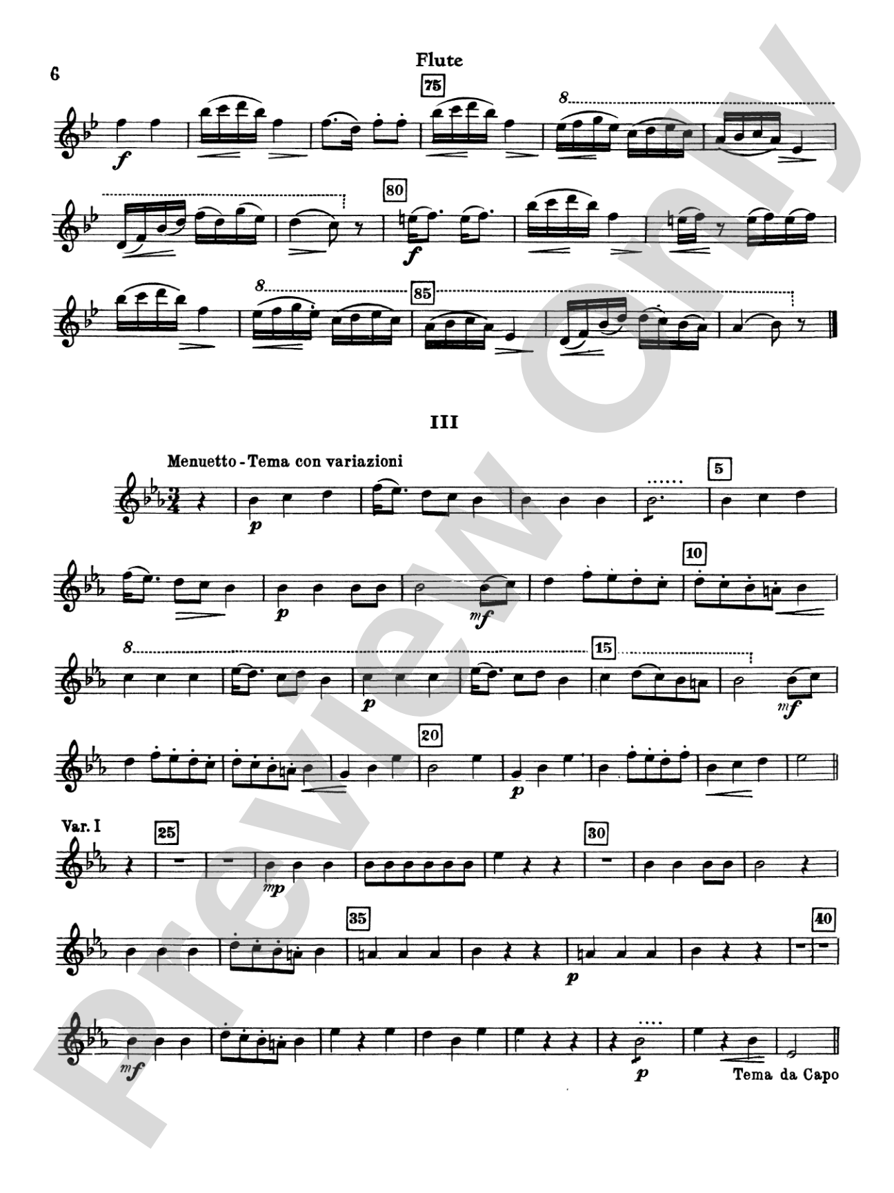 Divertimento No. 11, K. 251: Woodwind Quartet Book