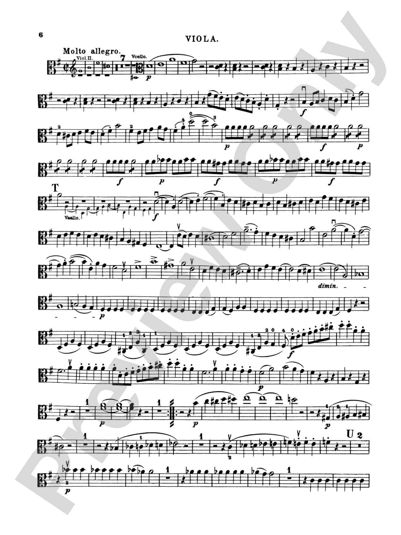 Ten Famous Quartets, K. 387, 421, 428, 458, 464, 465, 499, 575, 589, 590: Viola