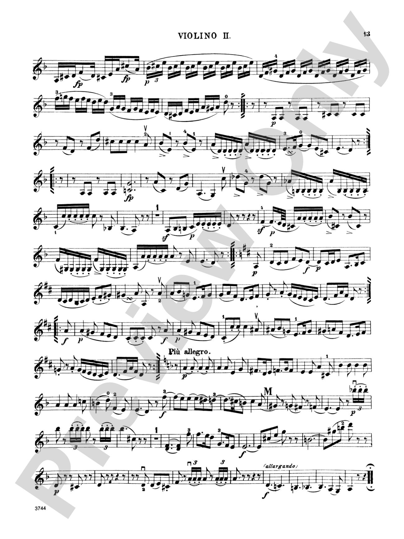 Ten Famous Quartets, K. 387, 421, 428, 458, 464, 465, 499, 575, 589, 590: 2nd Violin