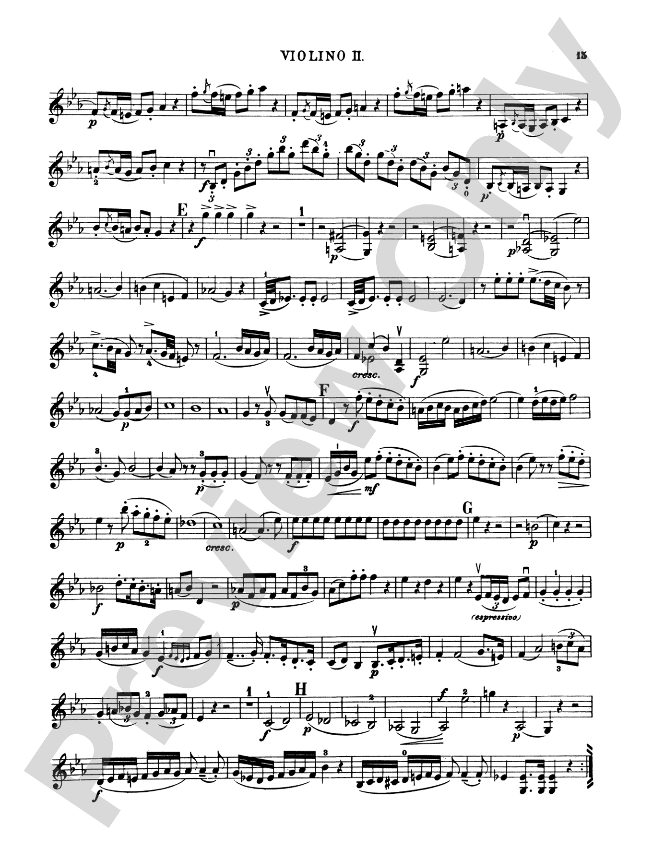 Ten Famous Quartets, K. 387, 421, 428, 458, 464, 465, 499, 575, 589, 590: 2nd Violin