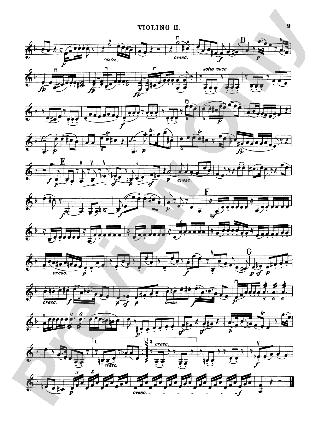 Ten Famous Quartets, K. 387, 421, 428, 458, 464, 465, 499, 575, 589, 590: 2nd Violin