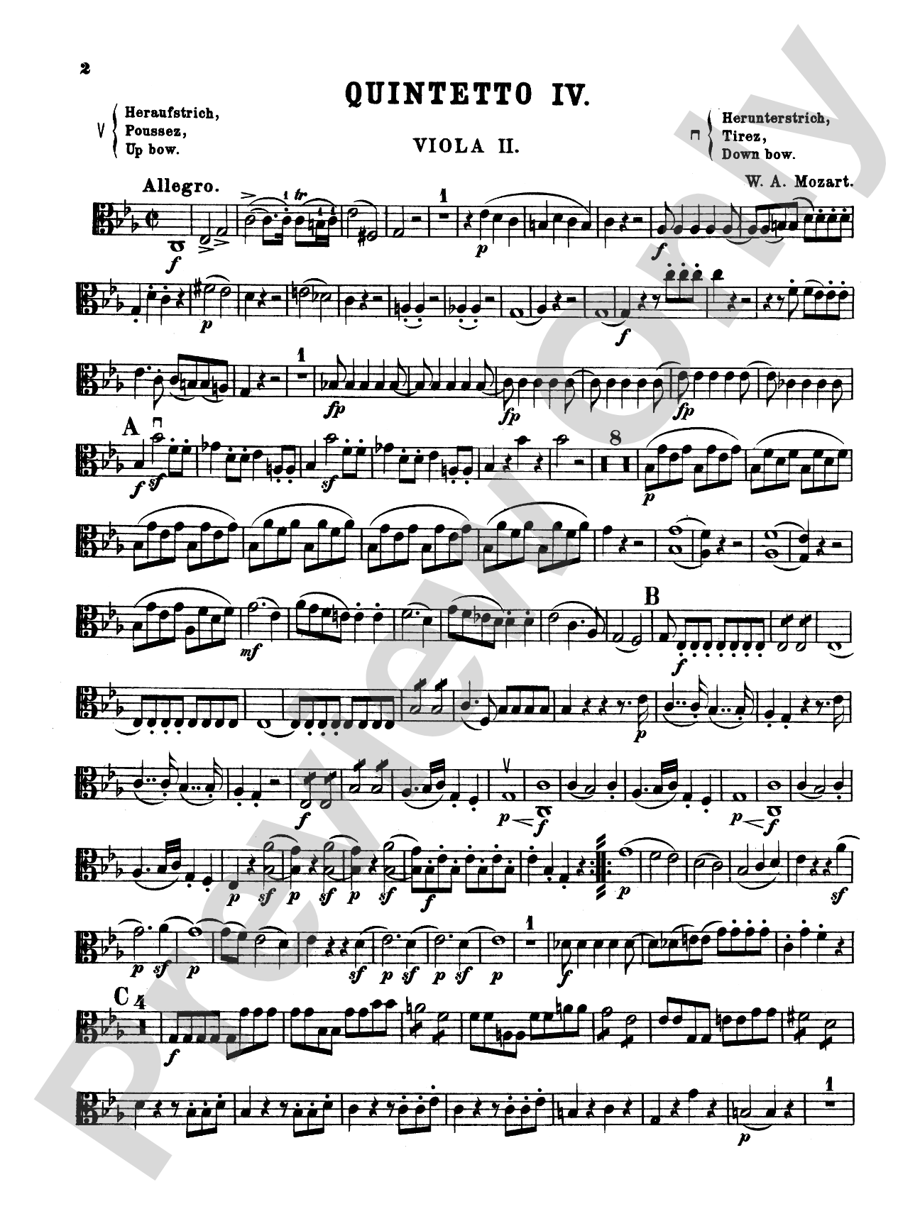 String Quintets, K. 406, 515, 516, 593, 614: 2nd Viola
