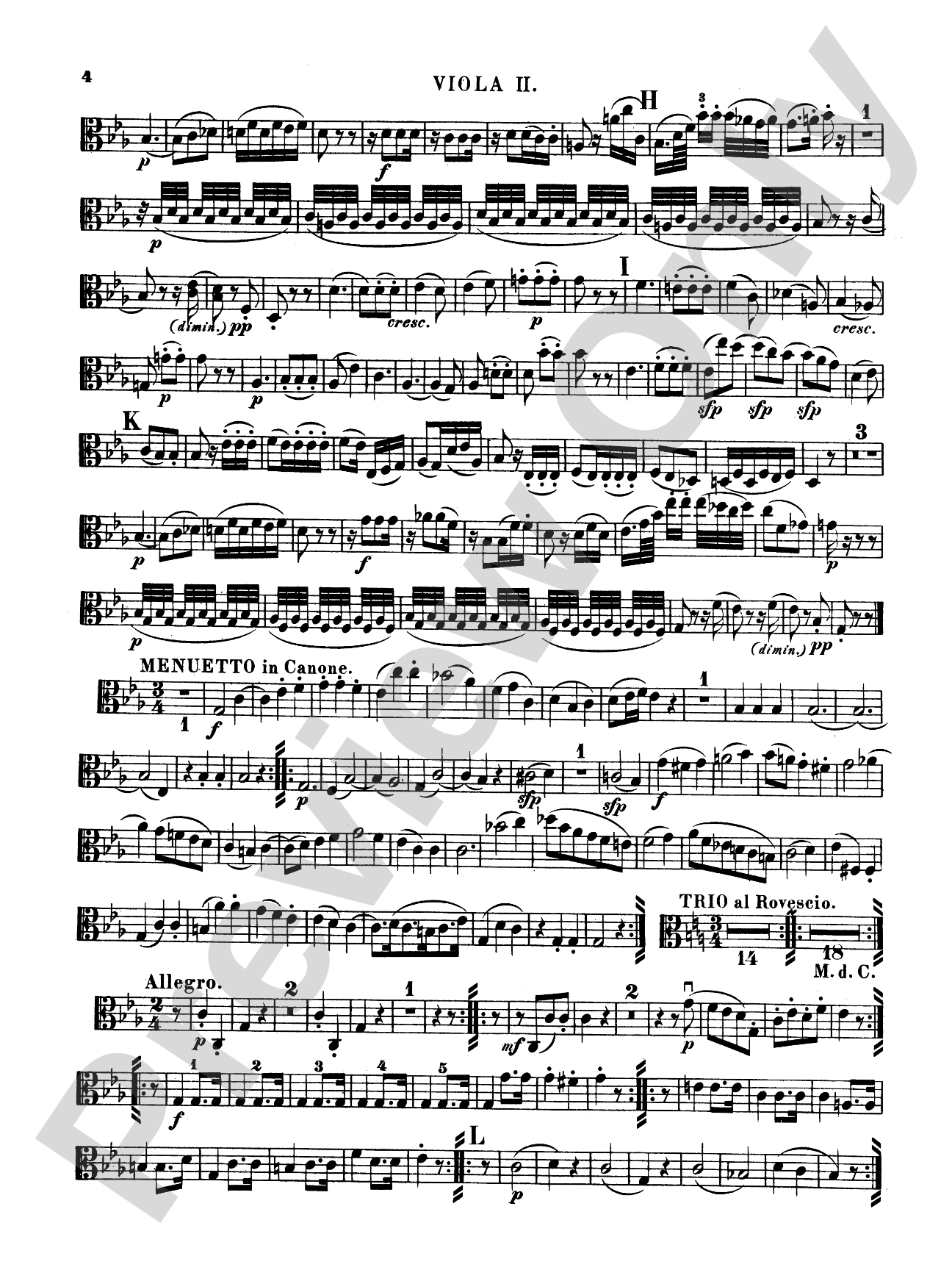 String Quintets, K. 406, 515, 516, 593, 614: 2nd Viola