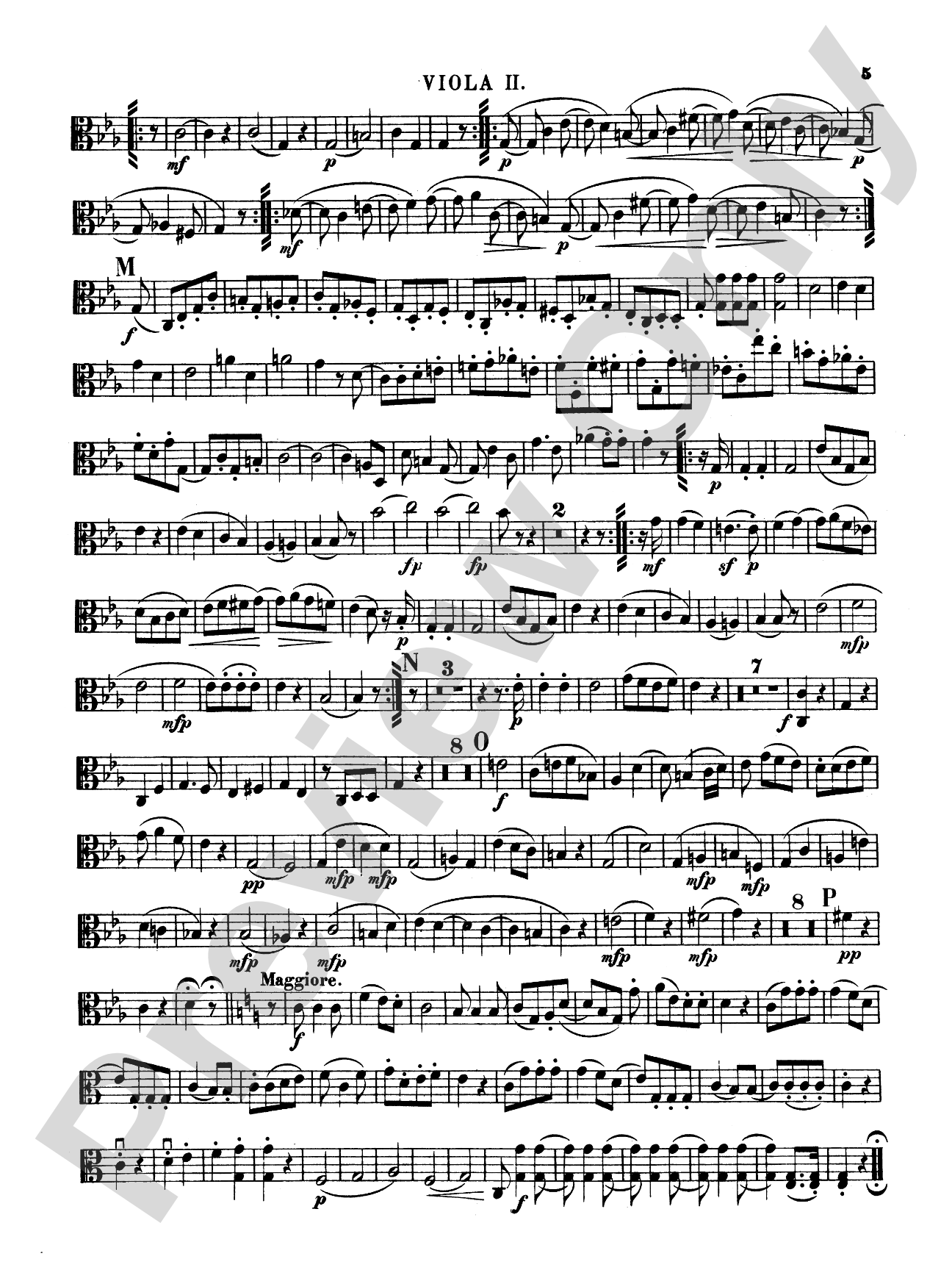 String Quintets, K. 406, 515, 516, 593, 614: 2nd Viola