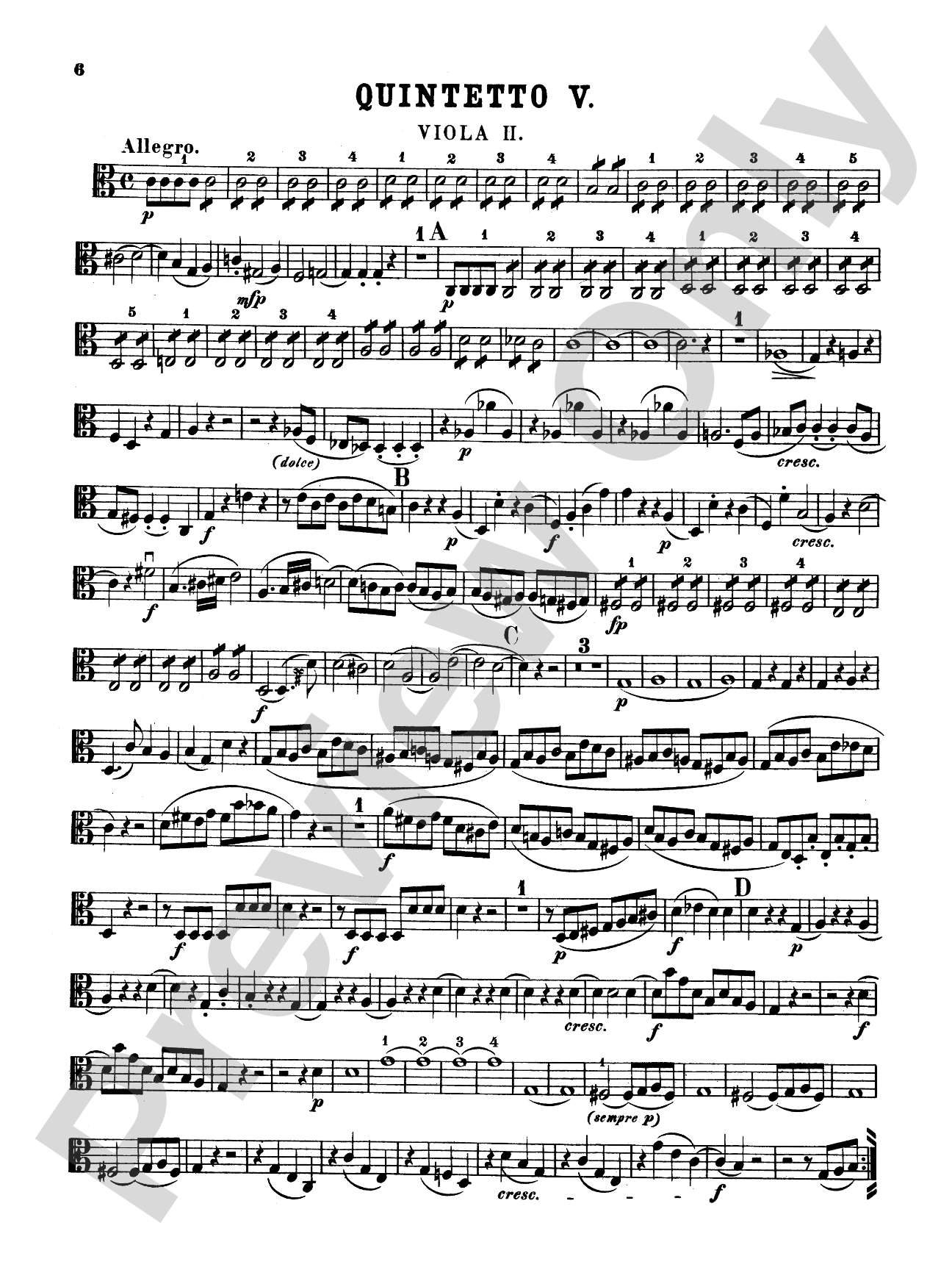 String Quintets, K. 406, 515, 516, 593, 614: 2nd Viola