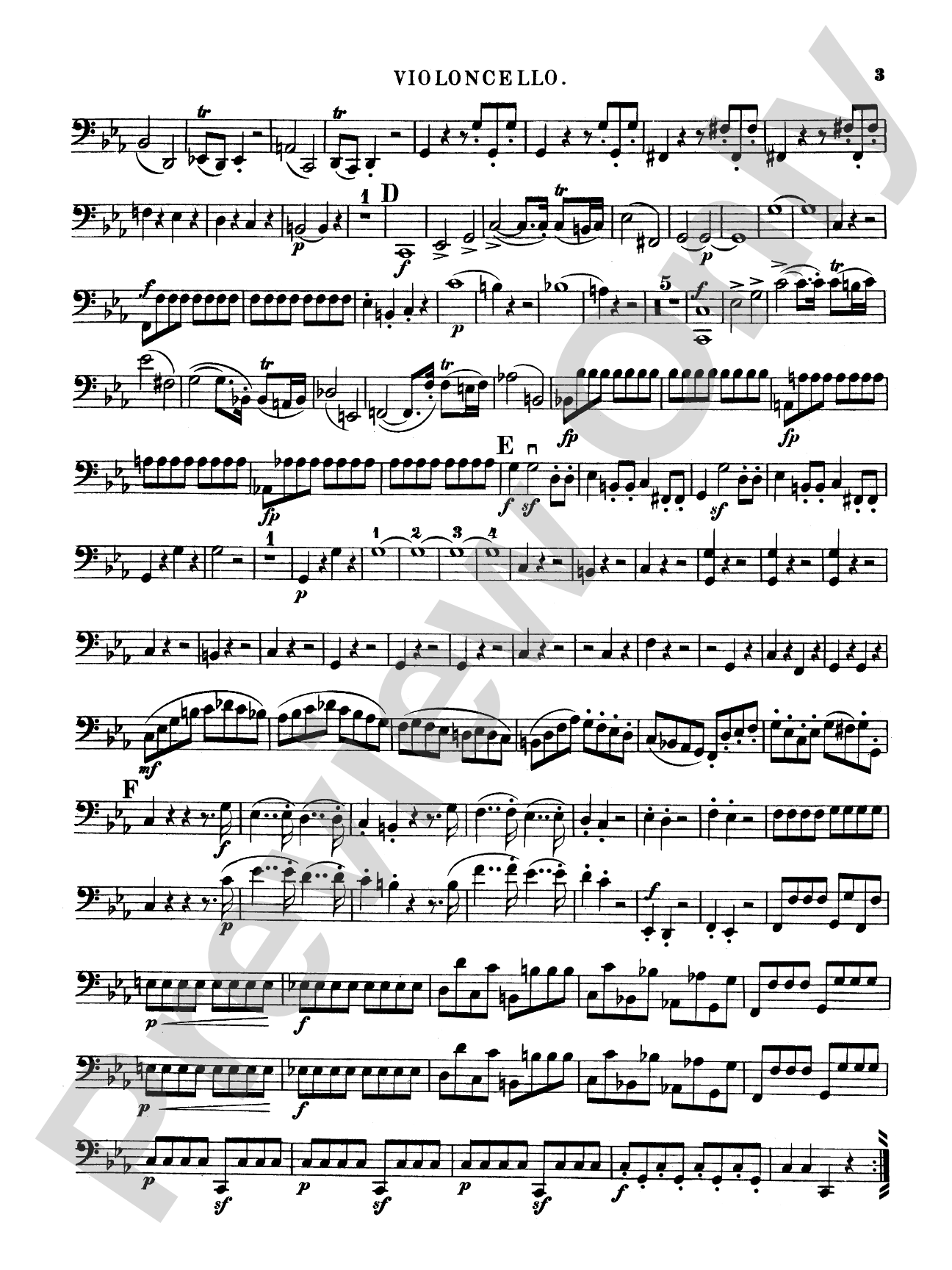 String Quintets, K. 406, 515, 516, 593, 614: Cello