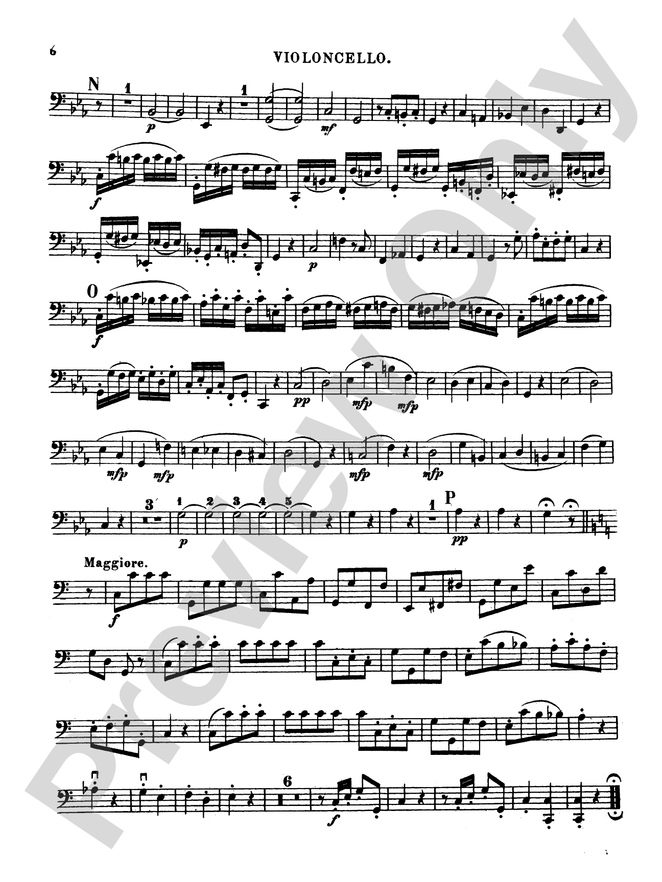 String Quintets, K. 406, 515, 516, 593, 614: Cello