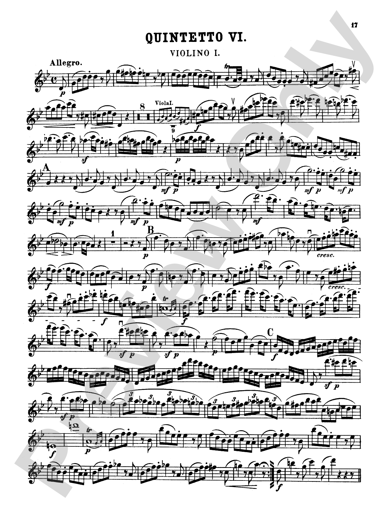 String Quintets, K. 406, 515, 516, 593, 614: String Quintet Book
