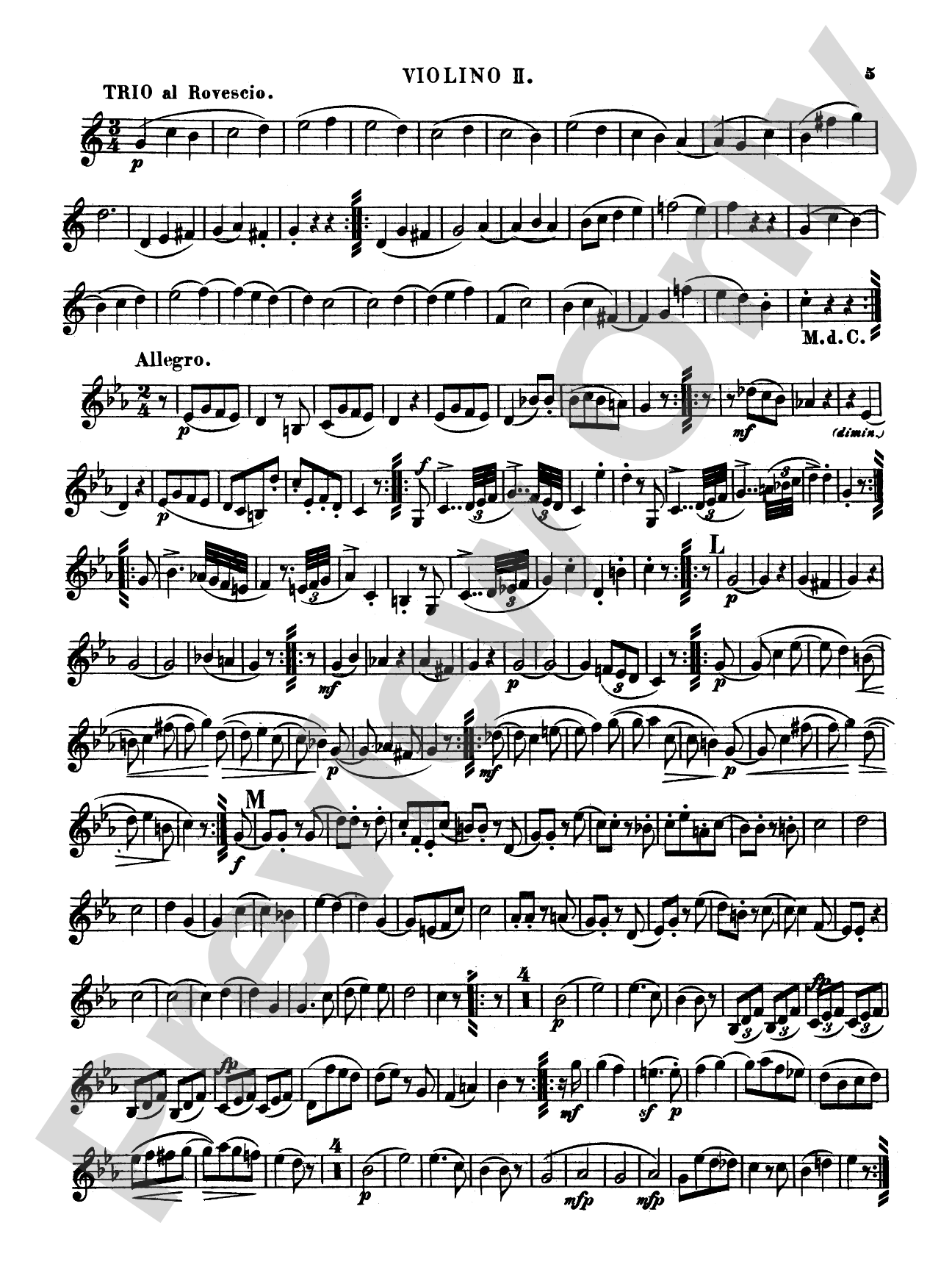 String Quintets, K. 406, 515, 516, 593, 614: 2nd Violin