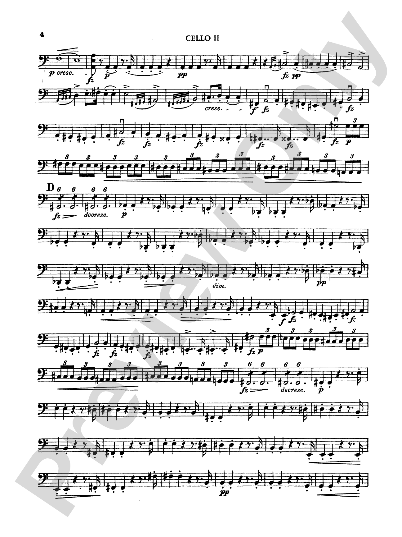 String Quintet in C Major, Op. 163: 2nd Cello