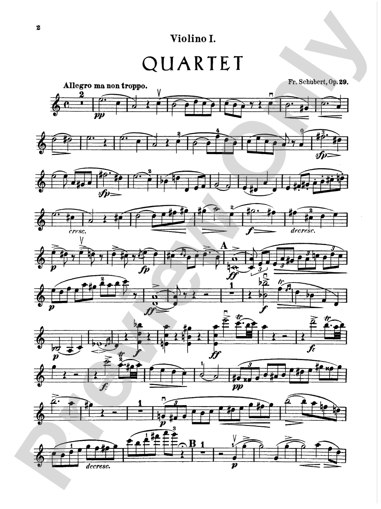 String Quartets, Volume I: Op. 29; Op. 125, Nos. 1 & 2; Op. Posth. in D Minor: String Quartet Book