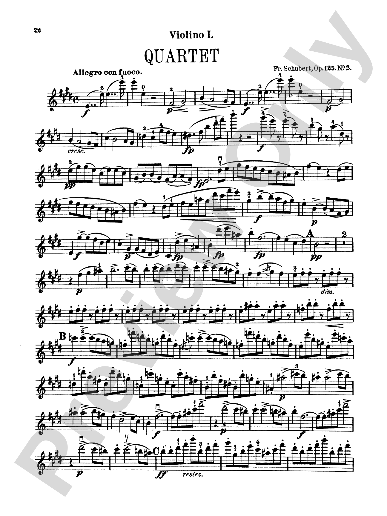 String Quartets, Volume I: Op. 29; Op. 125, Nos. 1 & 2; Op. Posth. in D Minor: String Quartet Book