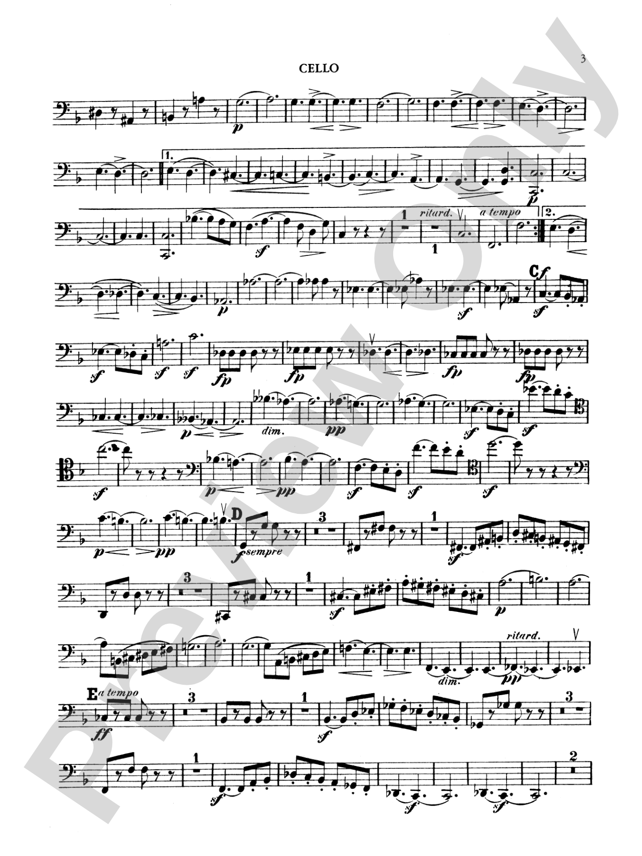 String Quartets, Op. 41, Nos. 1, 2 & 3: Cello